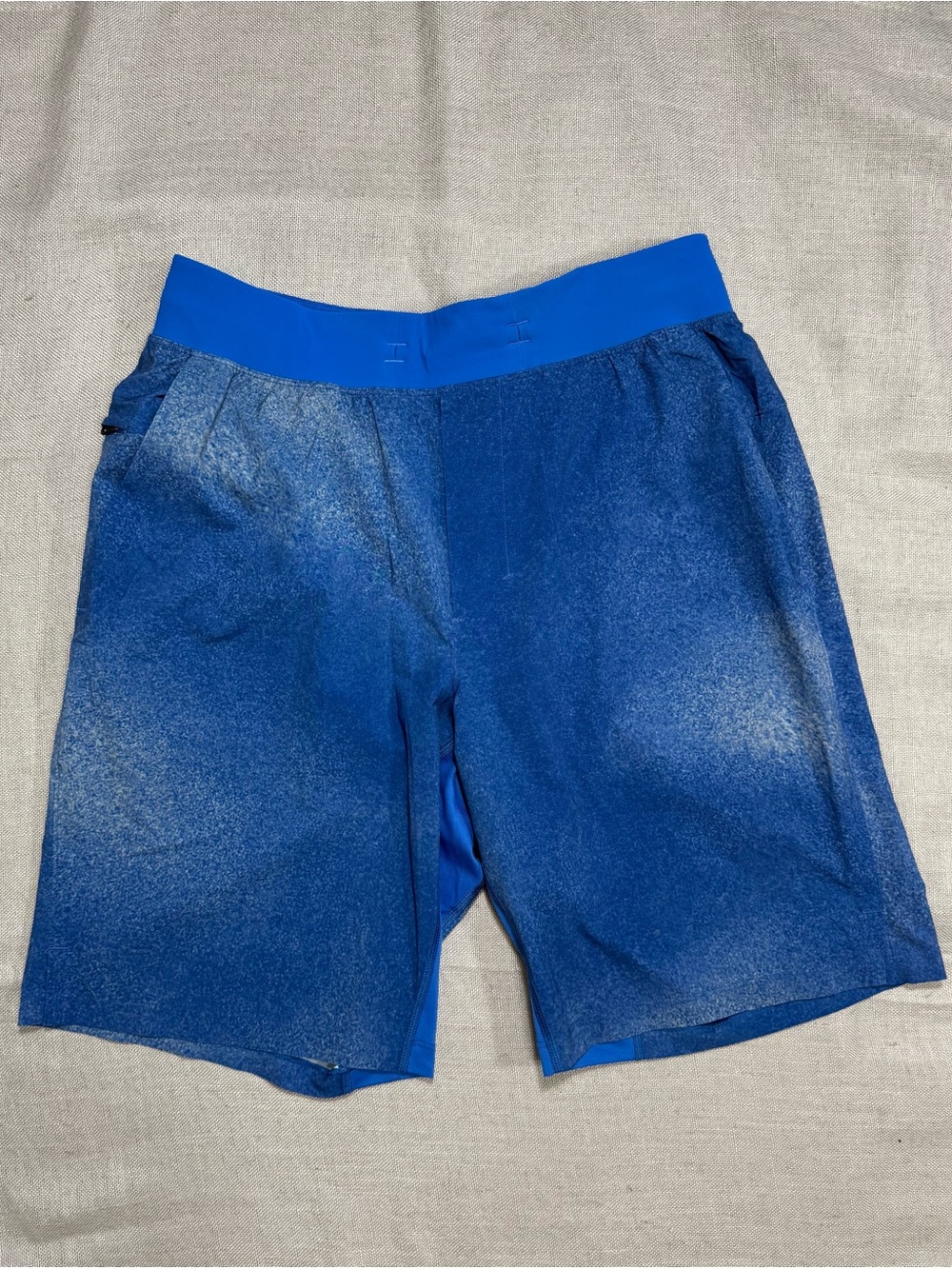 Lululemon THE Short 9" Blue Ocean Spray Ice Grey Admiral Shorts M